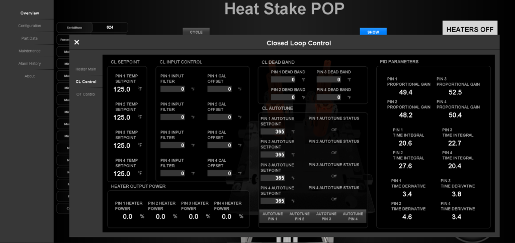 Parameters of Heat Stake Properties