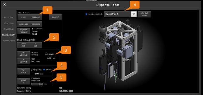 Dispense Robot UI